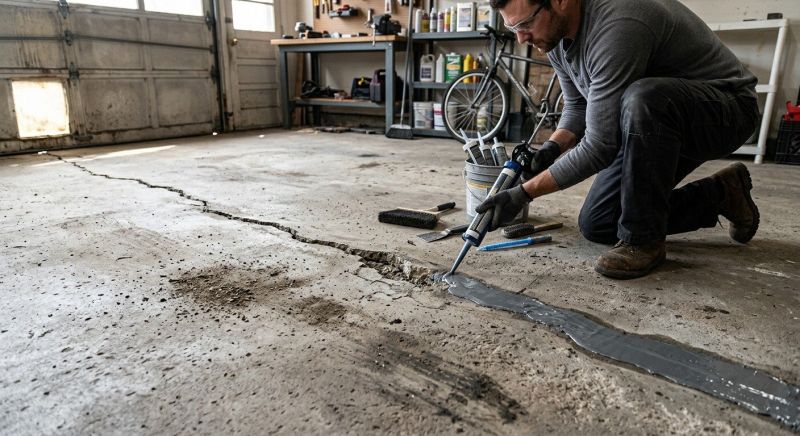 Concrete Crack Sealing in West Des Moines, IA