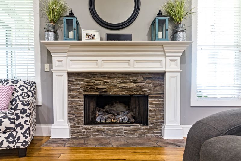 Fireplace Brick Refacing