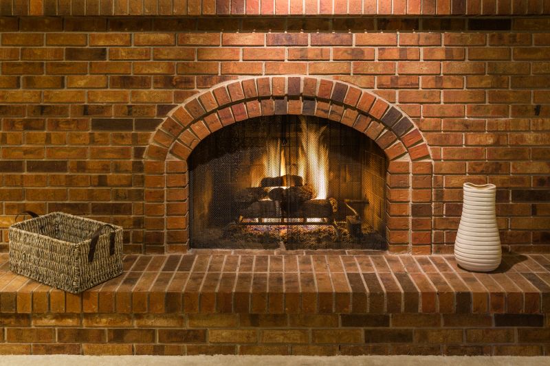 Fireplace Brick Refacing
